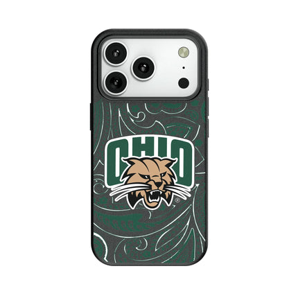Ohio University Bobcats Paisley MagSafe Compatible Phone Case for Apple iPhone