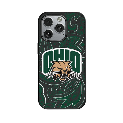 Ohio University Bobcats Paisley MagSafe Compatible Phone Case for Apple iPhone