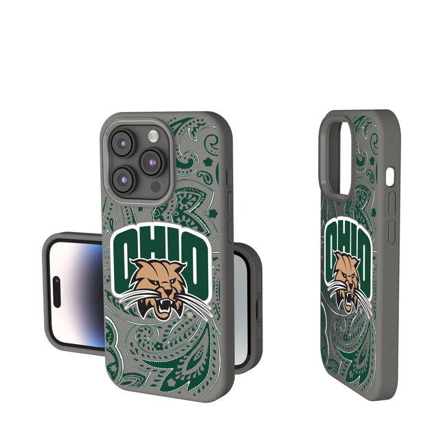 Ohio University Bobcats Paisley Soft Touch Phone Case for Apple iPhone