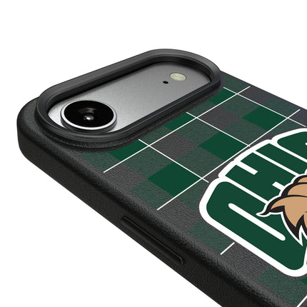 Ohio University Bobcats Plaid MagSafe Compatible Phone Case for Apple iPhone
