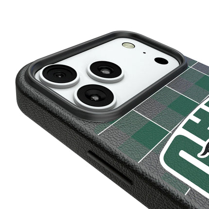Ohio University Bobcats Plaid MagSafe Compatible Phone Case for Apple iPhone