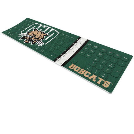 Ohio University Bobcats Stripe Curved Wireless Keyboard