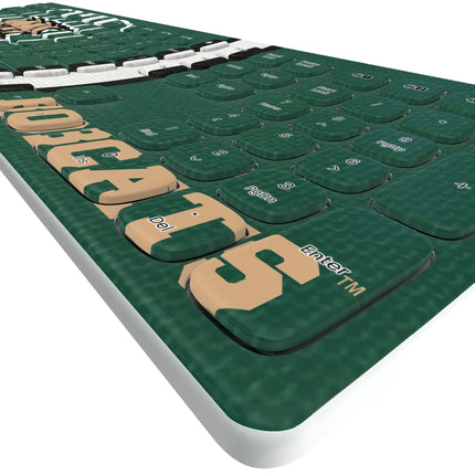 Ohio University Bobcats Stripe Curved Wireless Keyboard