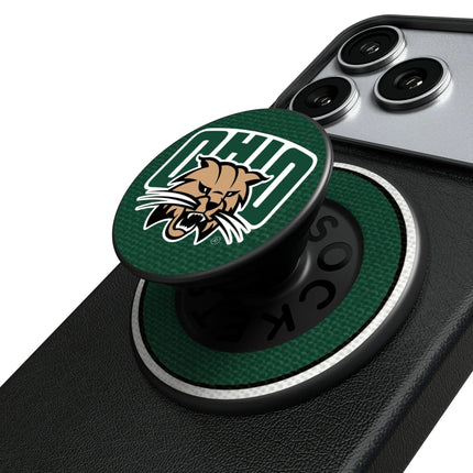 Ohio University Bobcats Stripe PopSockets Magnetic Phone Grip and Stand