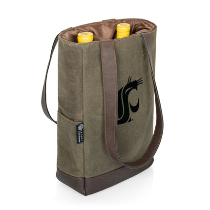 Washington State Cougars - 2 Bottle Insulated Wine Cooler Bag