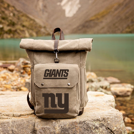 New York Giants - Carmel Roll Top Picnic Backpack Cooler