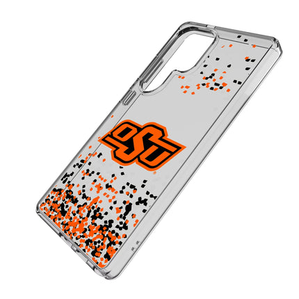 Oklahoma State University Cowboys Confetti Clear Phone Case for Samsung Galaxy