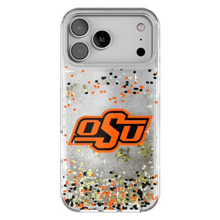 Oklahoma State University Cowboys Confetti Glitter Phone Case for Apple iPhone