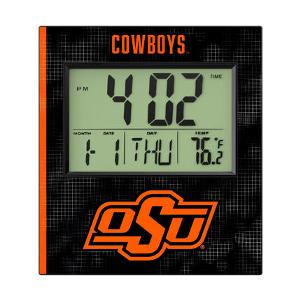 Oklahoma State University Cowboys Hatch Wall Clock