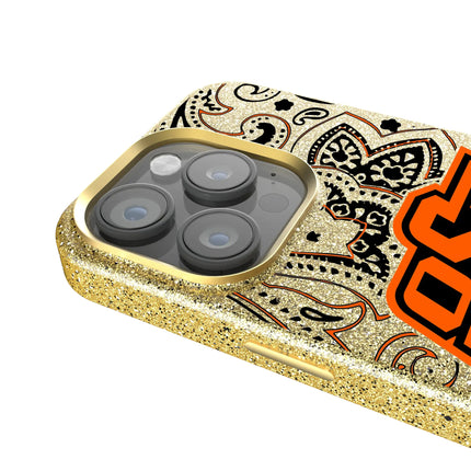 Oklahoma State University Cowboys Paisley Bling Phone Case for Apple iPhone