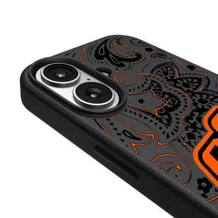 Oklahoma State University Cowboys Paisley MagSafe Compatible Phone Case for Apple iPhone