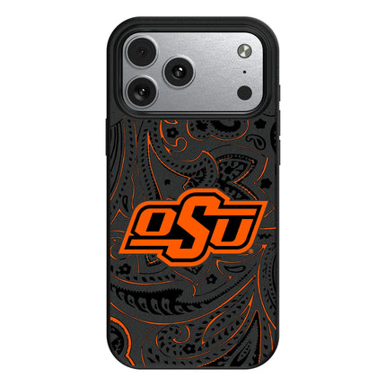 Oklahoma State University Cowboys Paisley MagSafe Compatible Phone Case for Apple iPhone