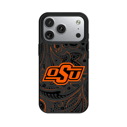 Oklahoma State University Cowboys Paisley MagSafe Compatible Phone Case for Apple iPhone