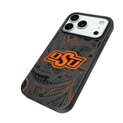 Oklahoma State University Cowboys Paisley MagSafe Compatible Phone Case for Apple iPhone