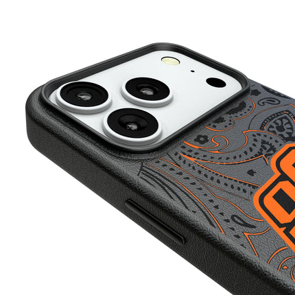 Oklahoma State University Cowboys Paisley MagSafe Compatible Phone Case for Apple iPhone