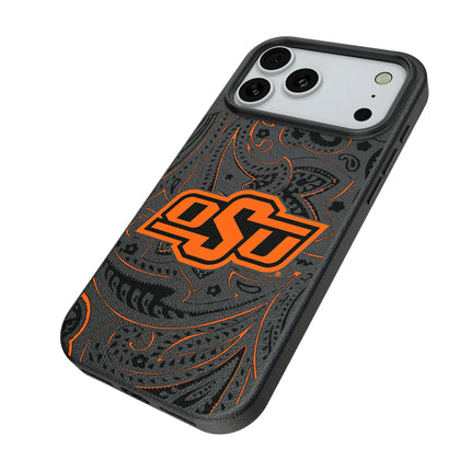 Oklahoma State University Cowboys Paisley MagSafe Compatible Phone Case for Apple iPhone