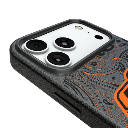 Oklahoma State University Cowboys Paisley MagSafe Compatible Phone Case for Apple iPhone