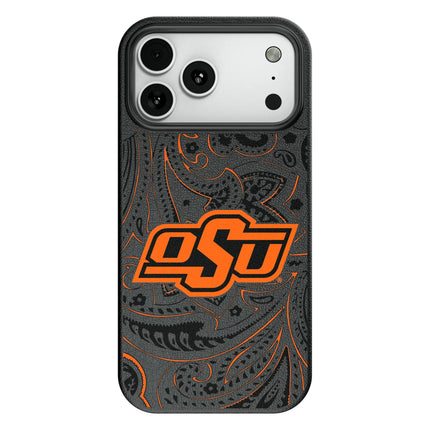 Oklahoma State University Cowboys Paisley MagSafe Compatible Phone Case for Apple iPhone