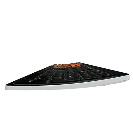 Oklahoma State University Cowboys Solid Curved Wireless Keyboard
