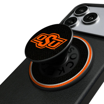 Oklahoma State University Cowboys Stripe PopSockets Magnetic Phone Grip and Stand