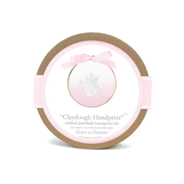 Pink Ombre Claydough Handprint Kit