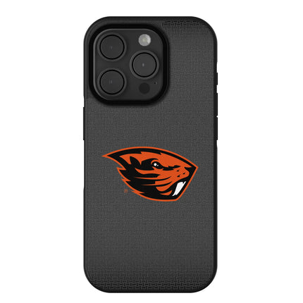 Oregon State University Beavers Linen Bump Phone Case for Apple iPhone