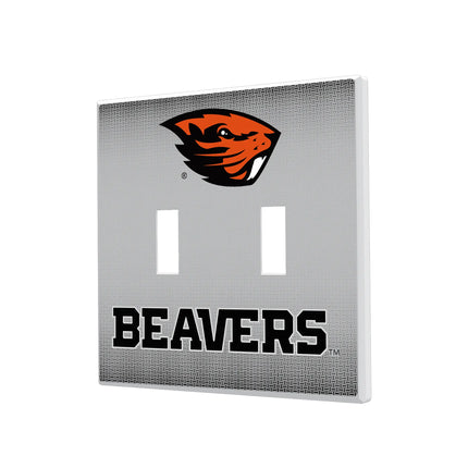 Oregon State University Beavers Linen Hidden-Screw Light Switch Plate
