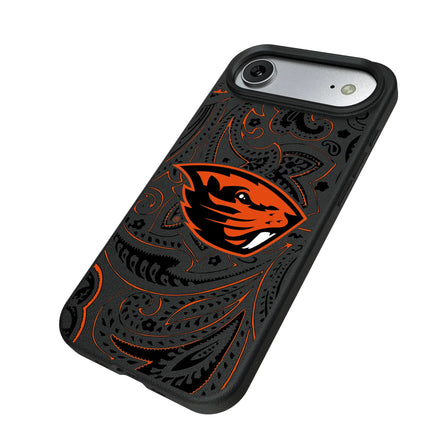 Oregon State University Beavers Paisley MagSafe Compatible Phone Case for Apple iPhone