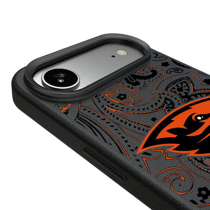 Oregon State University Beavers Paisley MagSafe Compatible Phone Case for Apple iPhone