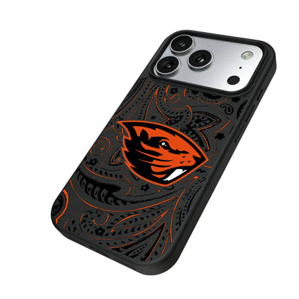 Oregon State University Beavers Paisley MagSafe Compatible Phone Case for Apple iPhone