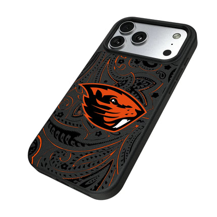 Oregon State University Beavers Paisley MagSafe Compatible Phone Case for Apple iPhone
