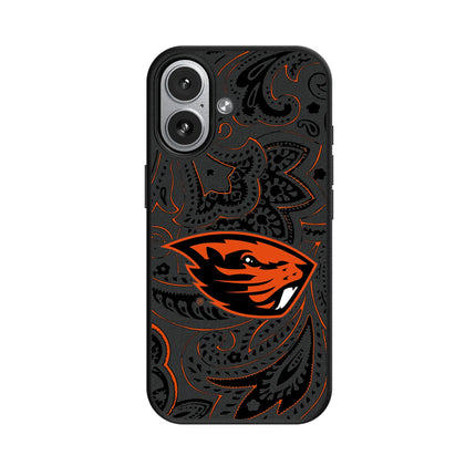 Oregon State University Beavers Paisley MagSafe Compatible Phone Case for Apple iPhone