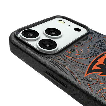 Oregon State University Beavers Paisley MagSafe Compatible Phone Case for Apple iPhone