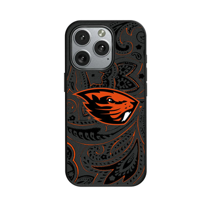 Oregon State University Beavers Paisley MagSafe Compatible Phone Case for Apple iPhone