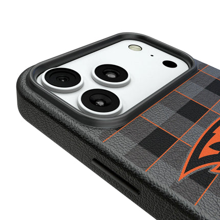 Oregon State University Beavers Plaid MagSafe Compatible Phone Case for Apple iPhone