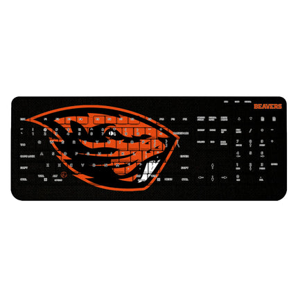 Oregon State University Beavers Solid Wireless USB Keyboard