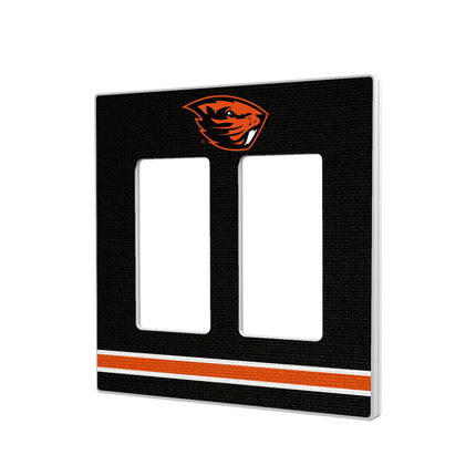Oregon State University Beavers Stripe Hidden-Screw Light Switch Plate