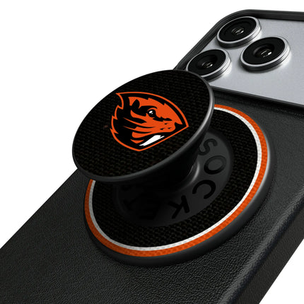 Oregon State University Beavers Stripe PopSockets Magnetic Phone Grip and Stand
