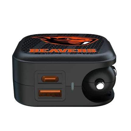 Oregon State University Beavers Text Backdrop 2 in 1 USB A/C Charger