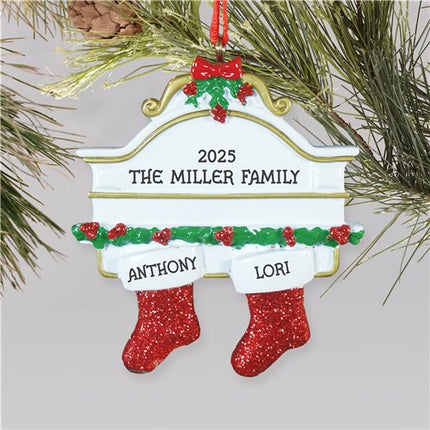 Personalized Family Stocking Ornament