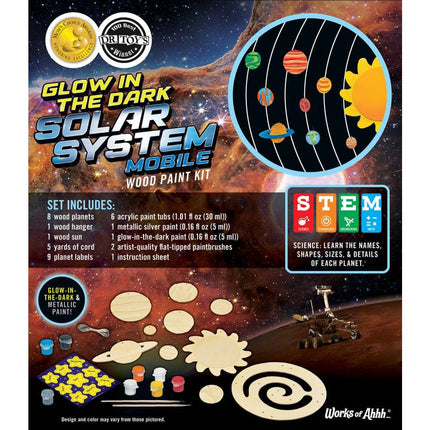 NASA - Solar System Mobile Wood Craft & Paint Kit
