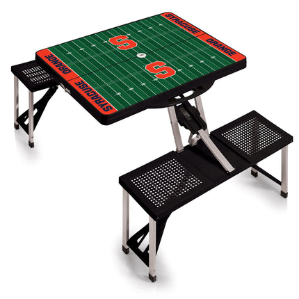 Syracuse Orange Football Field Picnic Table Folding Table with Seats