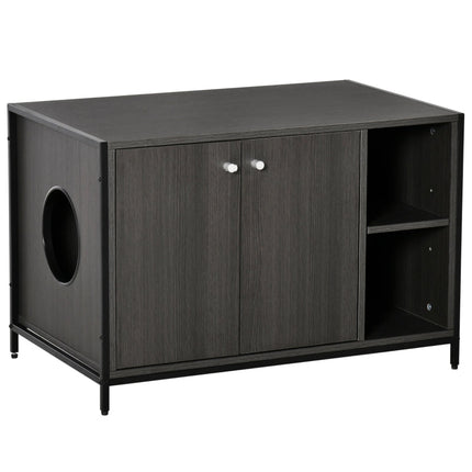 Hidden Cat Litter Box Enclosure