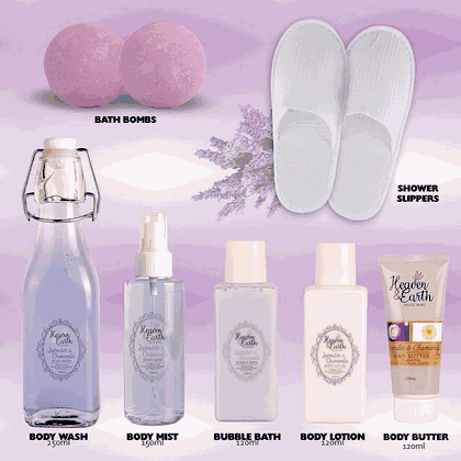 Pampering Lavender Spa Gift Basket