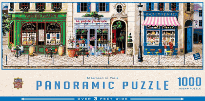 Panoramic Afternoon in Paris 1000 Piece Puzzle