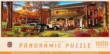 Panoramic Sugar Creek Cider Mill 1000 Piece Puzzle