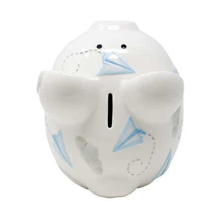 Paper Airplane Large Piggy Bank