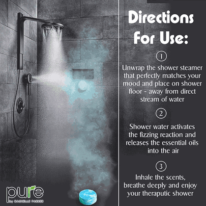 Parker Aromatherapy Shower Steamers - 12 Pieces