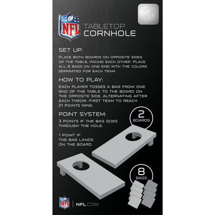 Las Vegas Raiders - NFL Tabletop Cornhole