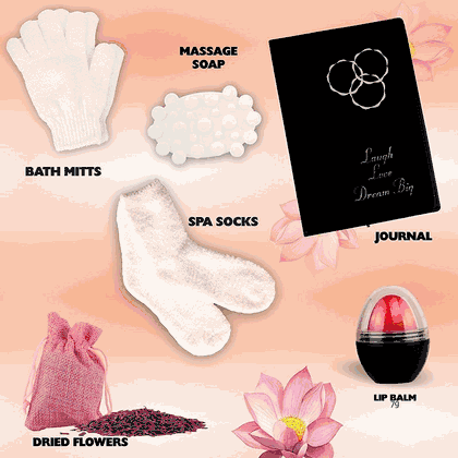 Peach & Lotus XL Luxury Home Spa Gift Set